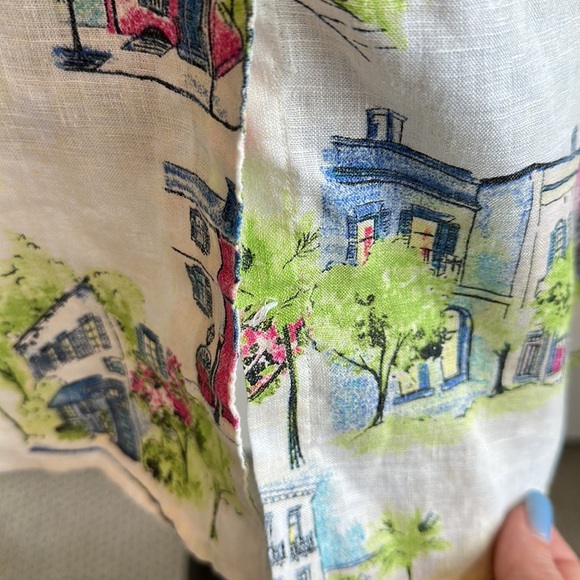 Chico's 100% Linen, No Iron European Coastal Inspire Button Down Top - Picture 6 of 11